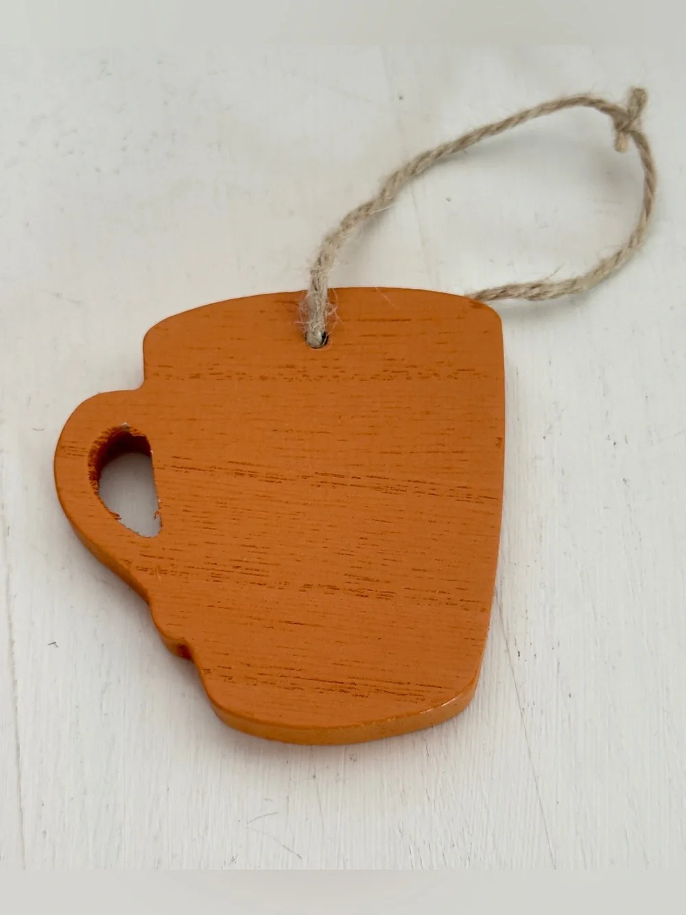 Wood Pumpkin Spice Mug Ornament